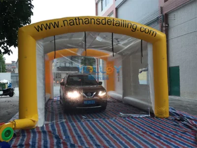 Надувные Car Wash палатку опрыскивания