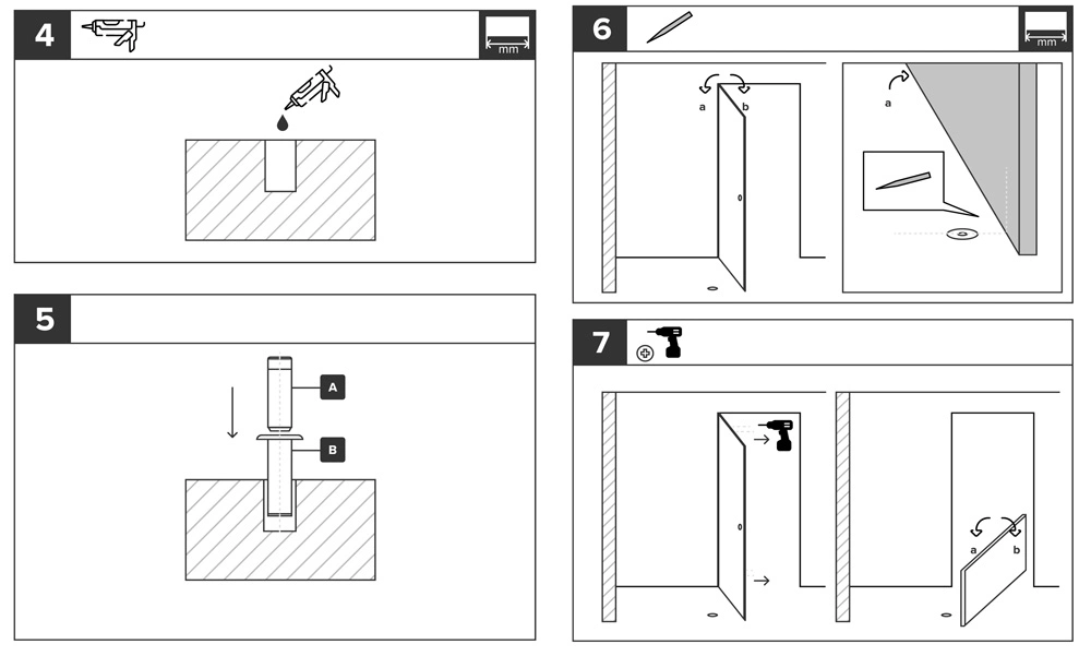 Magnetic Door Catchs Mute Hidden Invisible Doorstop Door Hardware