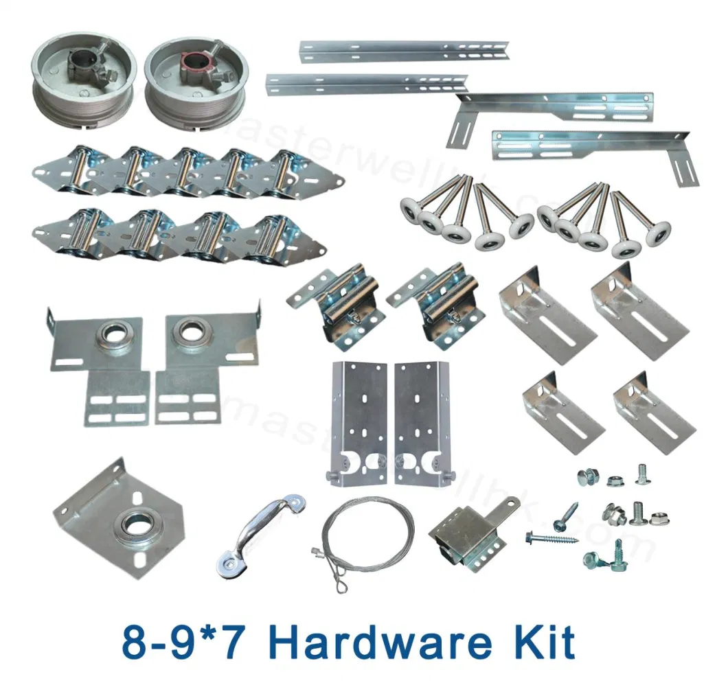 Vertical Heavy Duty High Quality Overhead Sectional Garage Door with Torsion Spring Max 18000 Cycles