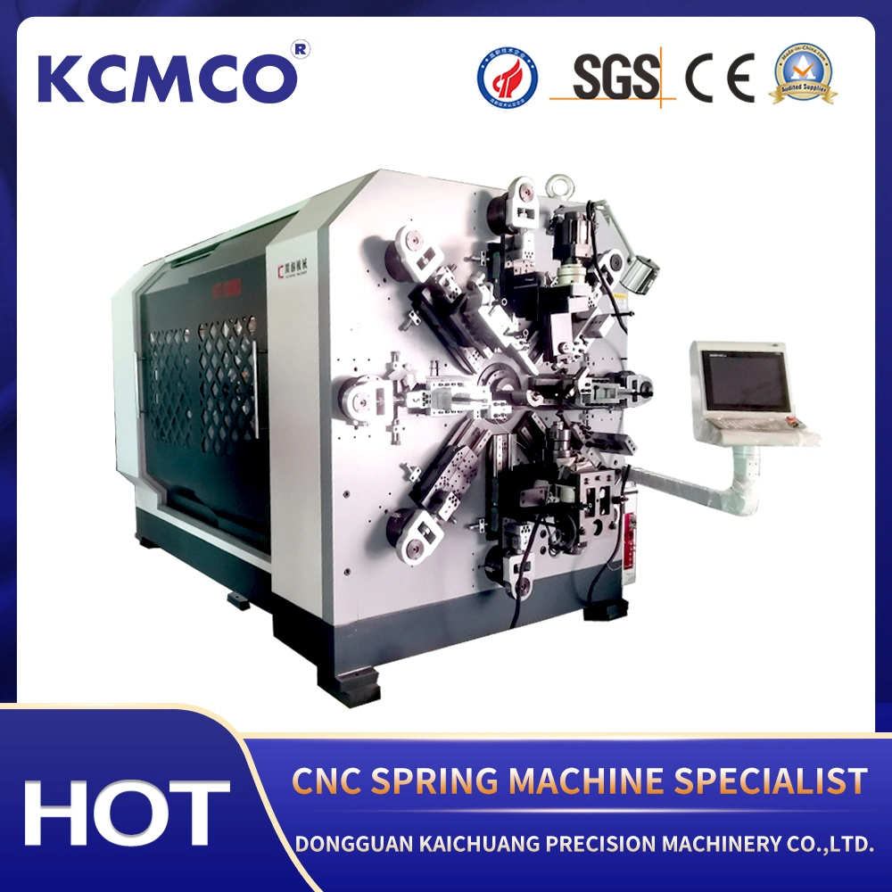 High Precision with Easy to Use 12 Axis Camless Spring Machine