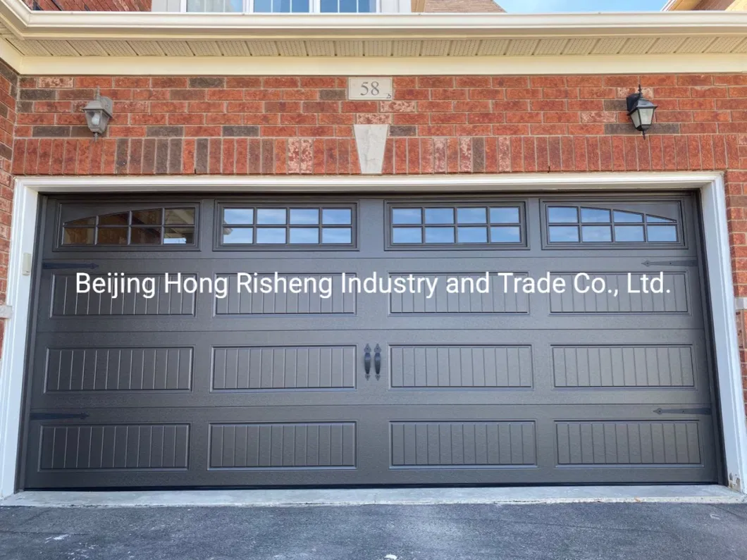 Manufacturer Direct Sale Overhead Sectional Garage Door with Torsion Spring System