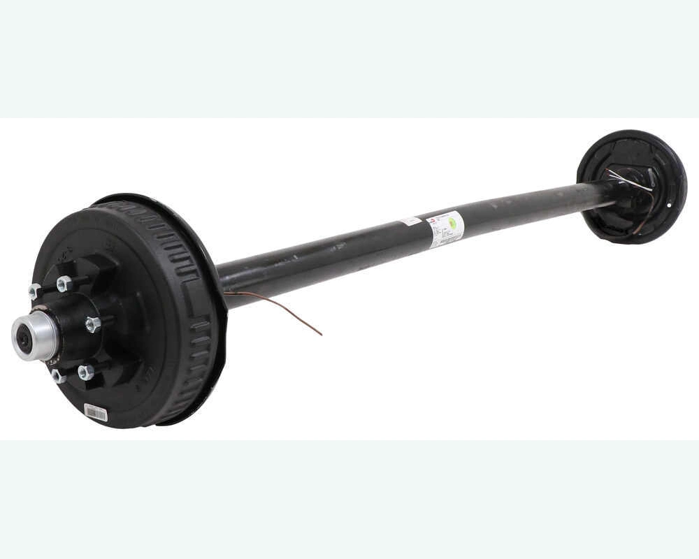 OEM Factory Customized Trailer Axle With Electric Brakes - Easy Grease - 6 on 5-1/2 - 86-1/2&quot;Hub Face 74&quot; Spring Center