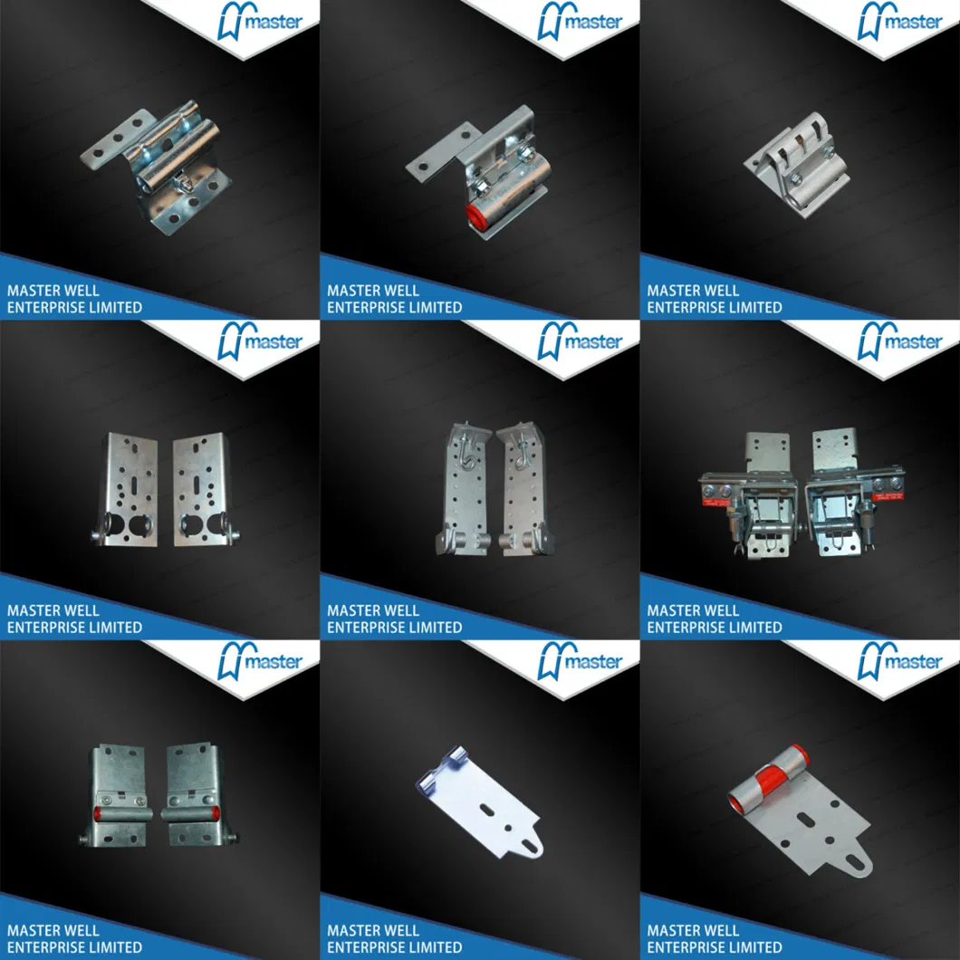 Sliding Sectional Industrial Door Panels Hardwares Hinges Tracks Vertical Garage Door Tracks