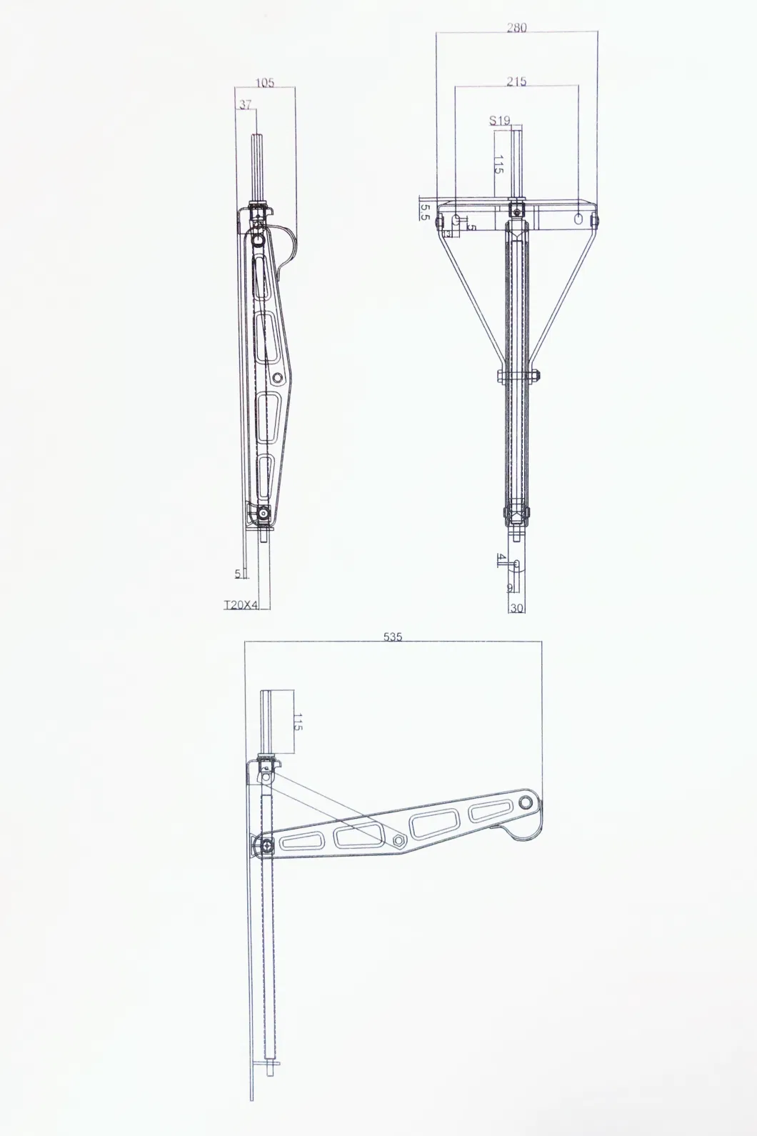 True Manufacturer of Stabilized Jack for Caravan or Yacht Trailer