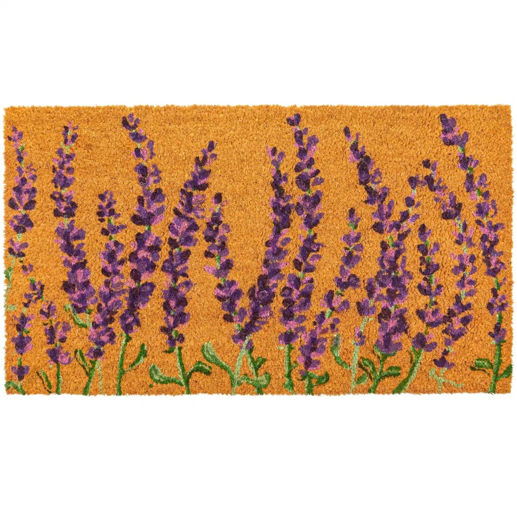 Garage Garden Flower Outdoor Welcome Entryway Front Door Spring Coir Door Mat