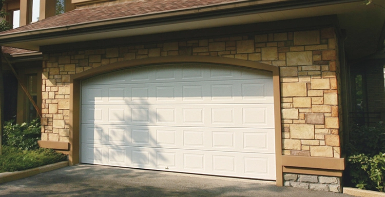 CE Approved Remote Controlled Automatic Sectional Overhead Sandwich Garage Door