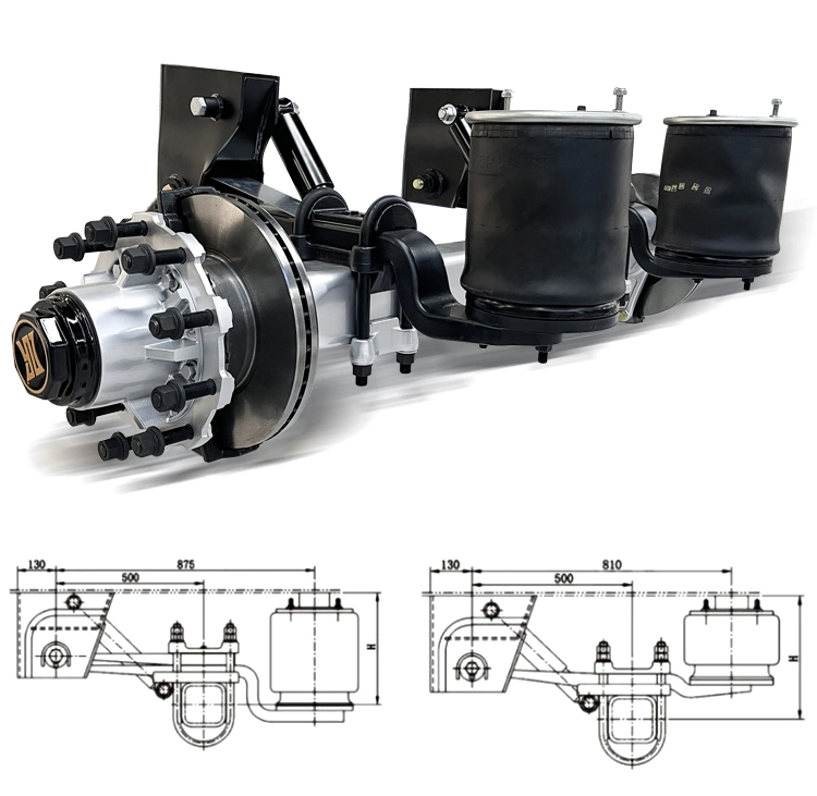 Torsion Axle Rubber Ryde Suspension