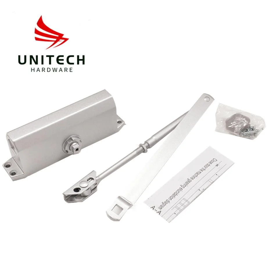 Middle Size Square Shape Aluminum Alloy Door Closer Door Fitting Hinge