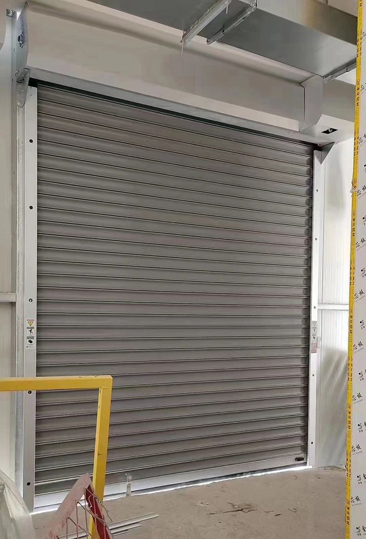 Cost Effective Galvanized Steel Fire Rated Rolling Fireproof External Wind Resist Metal Roller Shutter Door