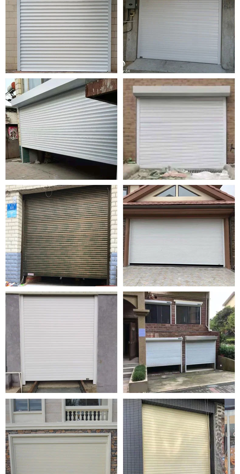 Industrial Security Modern Auto Automatic Spring Box Electric Warehouse Workshop Side Locks Aluminum Alloy Garage Door Price