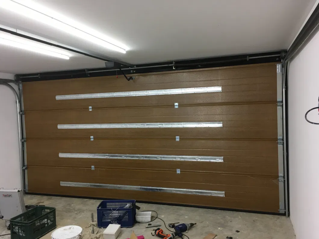 Residential Remote Control Garage Door with Torsion Spring Balance System