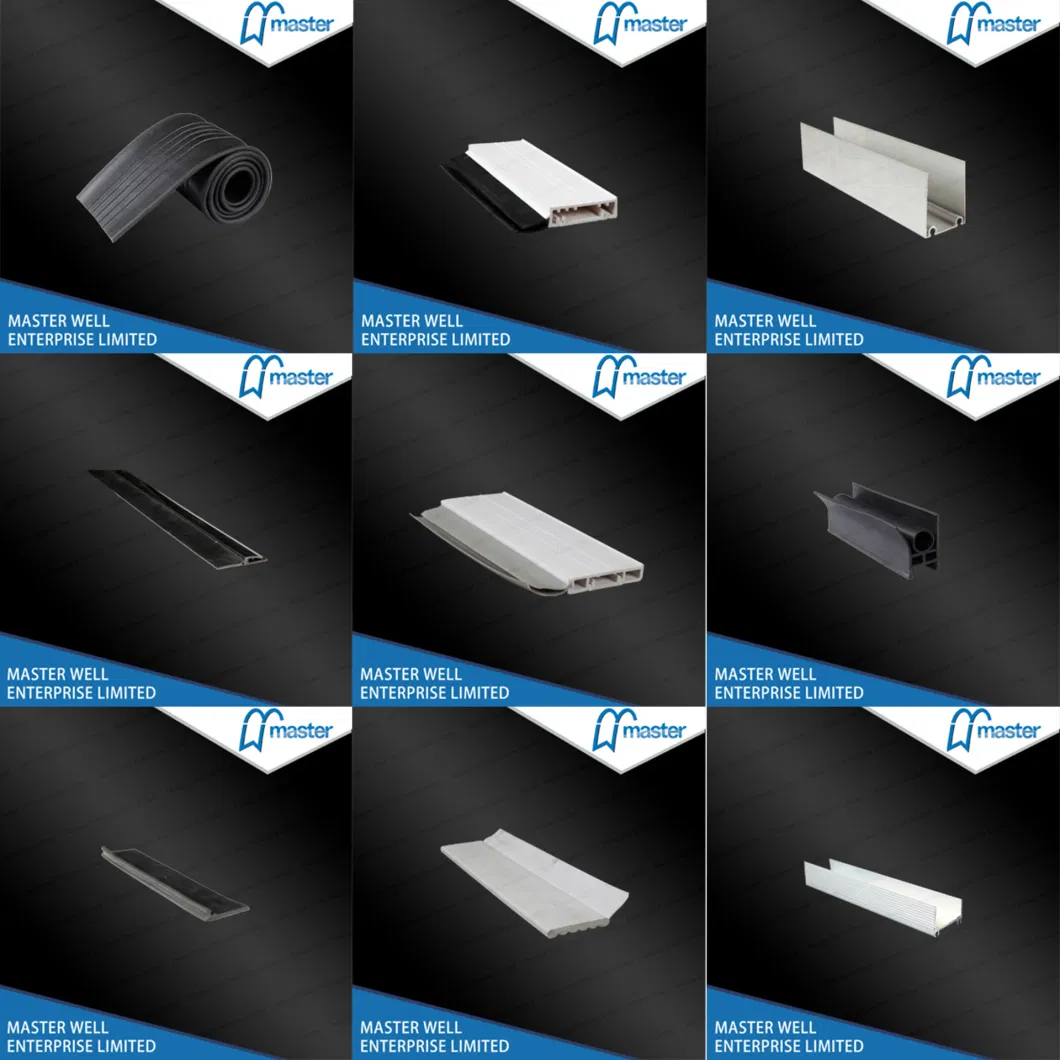 Sliding Sectional Industrial Door Panels Hardwares Hinges Tracks Vertical Garage Door Tracks