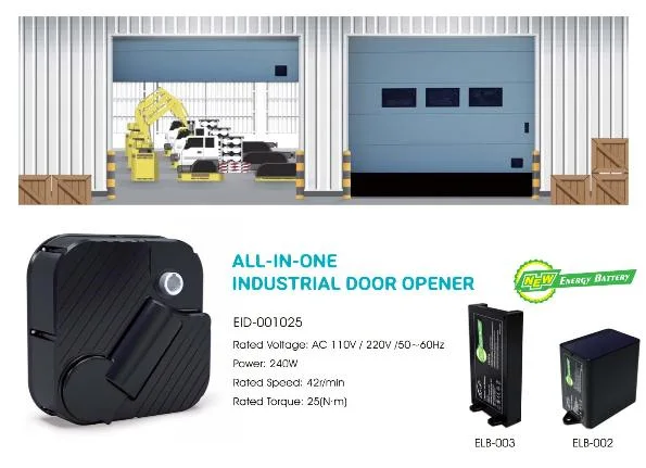 All-in-One Easy Install Industrial Door Opener Motor