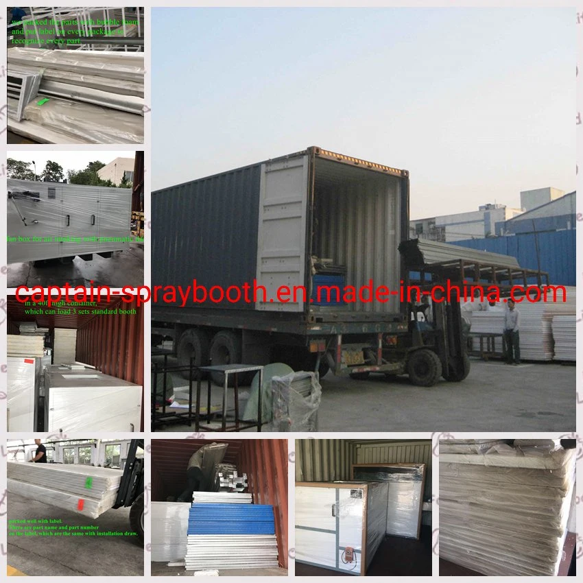 Diesel/Gas/Electric Automotive Spray Paint Booth Baking Oven Factory