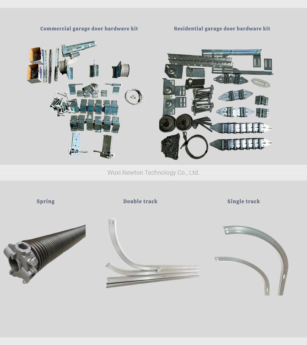 Fireproof PU Panel Roll up Garage Door with Automatic Openers