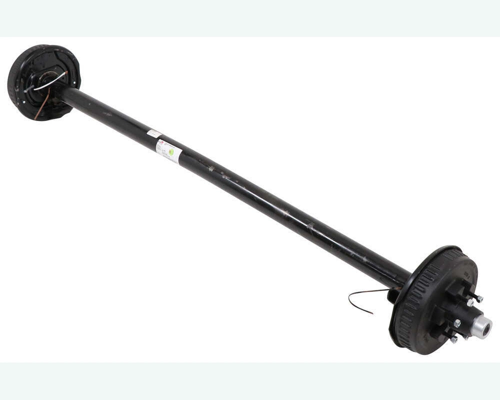 OEM Factory Customized Trailer Axle With Electric Brakes - Easy Grease - 6 on 5-1/2 - 86-1/2&quot;Hub Face 74&quot; Spring Center