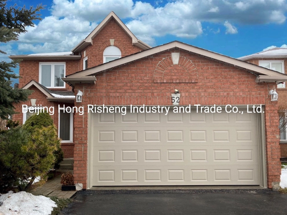 Manufacturer Direct Sale Overhead Sectional Garage Door with Torsion Spring System