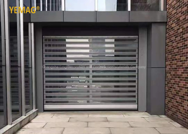 Industrial Auromatic Aluminum Alloy Metal Thermal Insulated Fast Acting High Speed Rolling Rapid Roller Shutter Roll up Spiral Security Garage Door