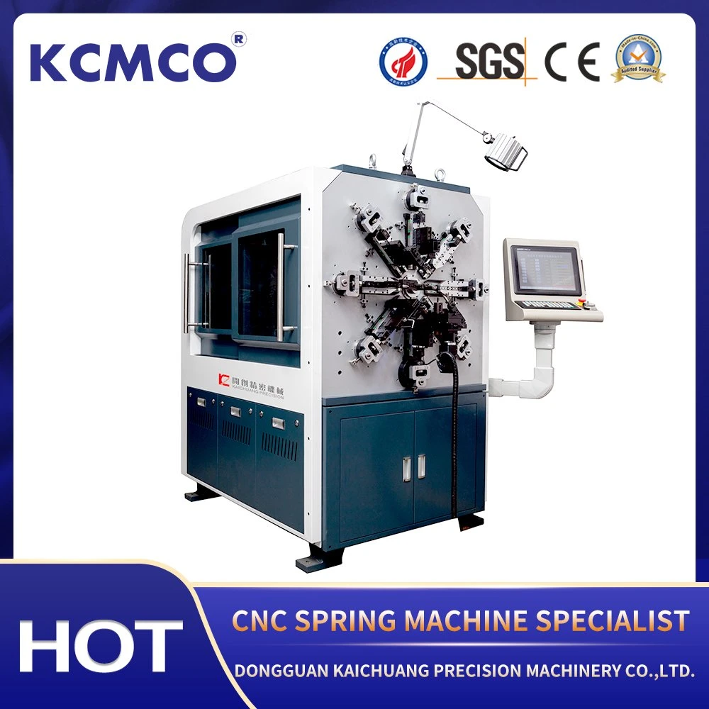 High Precision with Easy to Use 12 Axis Camless Spring Machine