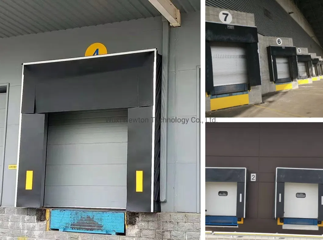 European Design New Style Double Layer Steel Sectional Industrial Door