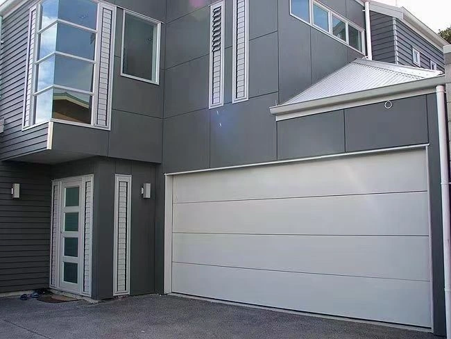 Highly Cost Effective Panoramic Clear Sectional Aluminum Frosted Glass Flap Garage Door Design