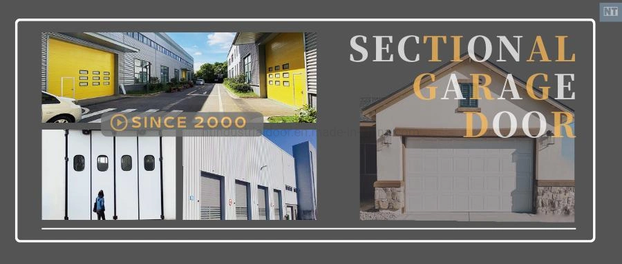 Good Price Sectional Automatic Overhead Large Galvanized Garage Door