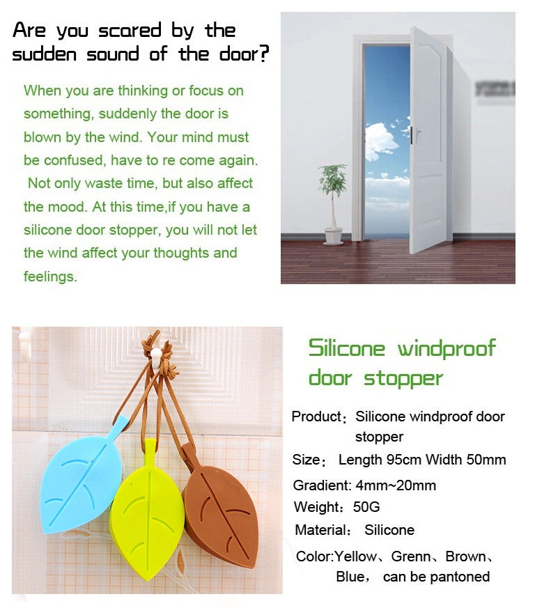 Exit Wind Gate Bottom Resistance Baby Silicone Rubber Doorstop