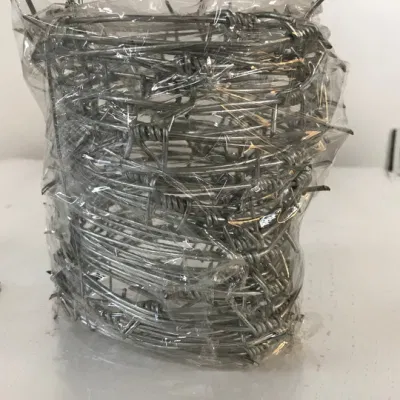 12*14 Bwg Galvanized Barbed Wire/2mm Wire 25kg Coil PVC Coated Barbed Wire