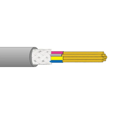Multicore Liycy Cable 7X0.5 Tc Braid Shielded Data Communication Flexible PVC/LSZH 7 Core Screen Industrial Control Signal Copper Wire Cable
