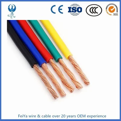 450/750V PVC Insulated Electric Wire BV/BVV/RV/Rvv/Rvs Cable 3mm 10mm 5.5mm Electrical Wires