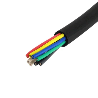 2pnct 0.75 2pnct-H-U 36c*3.5mm Rubber Cable with External LED Lighting