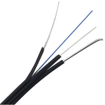 Hot Sale 1/2/4/6/8/12 Core Single Mode Outdoor to Indoor Steel Wire Fibra Optica FTTH Fiber Optic/Optical Drop Cable