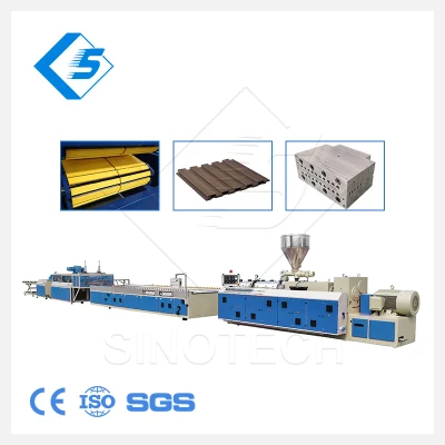 PVC Electrical Cable Trunking Decorative Wall Siding Wood Plastic Sheet Composite Profile Wiring Duct Production Line Machine