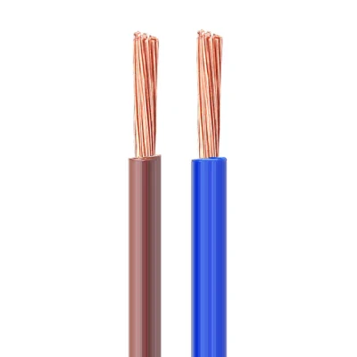 Single Core PVC Copper 1.5 2.5 4 6 10 16 mm Flexible Customized Colored Electrical Wire UL1095
