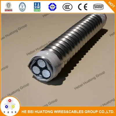 Copper Mc Cable Metal Clad Copper Electrical Wire with Thhn Conductors 14/2