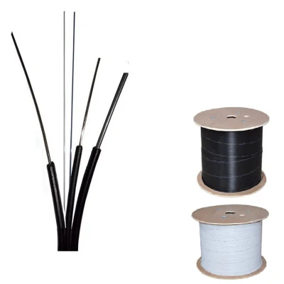Hot Sale 1/2/4/6/8/12 Core Single Mode Outdoor to Indoor Steel Wire Fibra Optica FTTH Fiber Optic/Optical Drop Cable