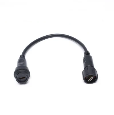 OEM Signal Transmit PVC Sheath Power Waterproof Connector LCD TV Lvds Cabling Cable Assembly