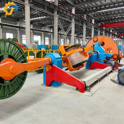 Large Size Cables Electrical Power Copper Wire Cable Stranding Making Underground Laying up Machine