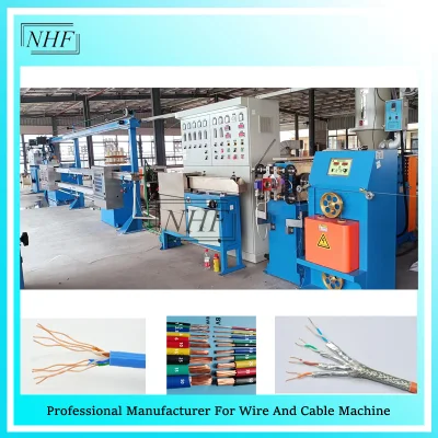 Power Cable Extrusion Production Line/ Electrical Wire Extruder/ Power Wire Cable Extruding Machine