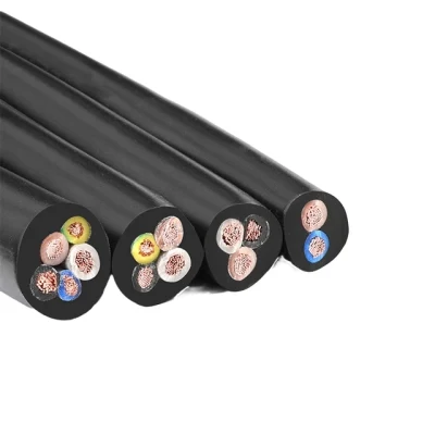 Rvv 2 * 1.0mm2 Electrical Wiring Insulated Cable, Electrical Copper Wire 3mm