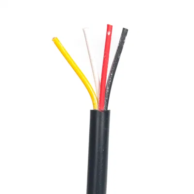 60227 IEC 53 Rvv Electrical Cable 5 Core Flexible Copper Wire 1.5 2.5 Sq mm Rvv 300/500V Power Cable