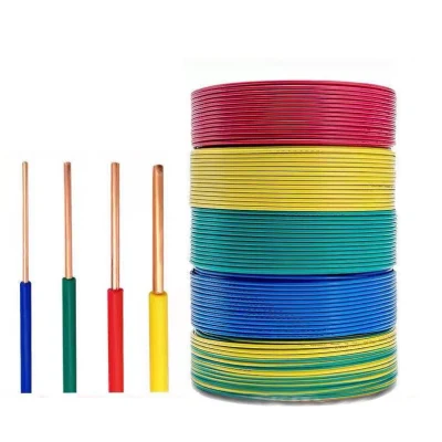 Wholesale High Quality Flexible BV Bvr X07V-K 300/500V PVC Bare Copper Electrical Wire and Cable 22AWG Electrical Copper Wire