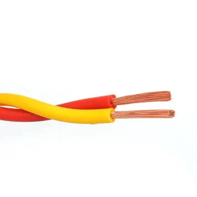 2 Core Rvs Electric Cable 450/750V Coprer 0.5 0.75 1 1.5 2.5 mm PVC Insulation Flexible Twisted Wire