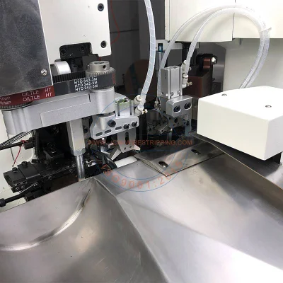 Jcw-Cst02 Full Auto Customize Both/Double/Dual End/Head Wire Harness/Cable Cut/Cutting Strip/Stripping Connector/Terminal Crimping/Crimp Equipment/Machine