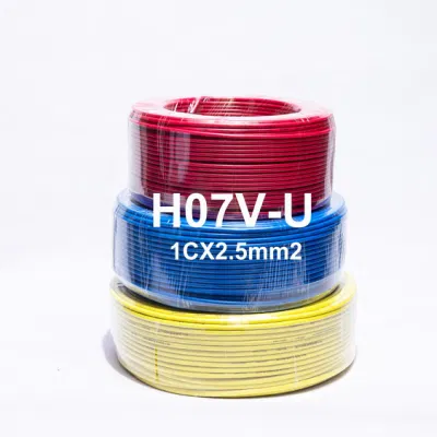 2.5 mm Electrical Wire H05V-K H07V-K Stranded Single Flexible Core Wire Copper Conductor House Electrical Cable