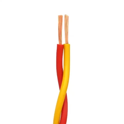 2 Core Rvs Electric Cable 450/750V Coprer 0.5 0.75 1 1.5 2.5 mm PVC Insulation Flexible Twisted Wire