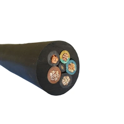 2pnct 0.75 2pnct-H-U 36c*3.5mm Rubber Cable with External LED Lighting