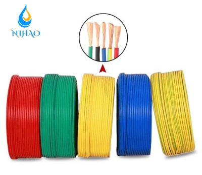 Electrical Coated Copper Flame Retardant PVC Sheath House Lighting Cable Wire