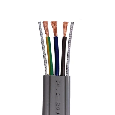 Tvvb Crane Cable 12 24 36 Core 0.75mm 1.25mm China Manufacturer High Quality Road Crane Flat Cable 4*10sq mm