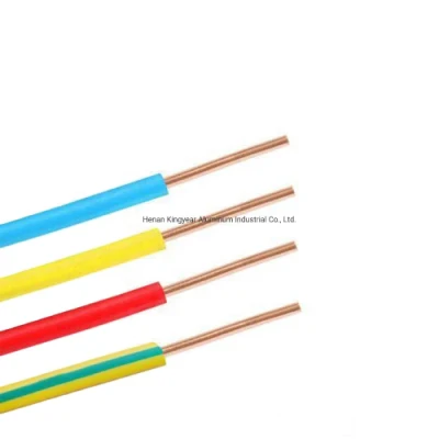 6/10kv 50mm2metallic Screened BV Electrical Wire Rubber PVC Insulated Electric Copper Wire